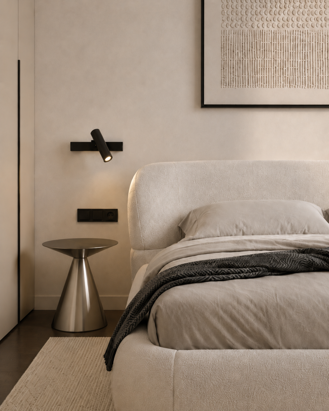 Glyfada apartment interior design, furniture sourcing and styling